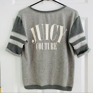 Juicy Couture Short Sleeve Ringer Style Top Small
